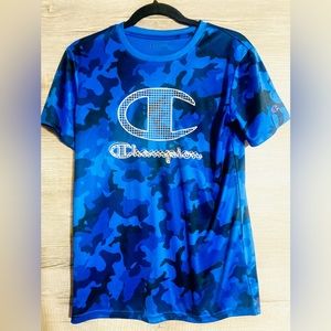 Champion x BAPE Camo tee Size 18/20 Adult s/m